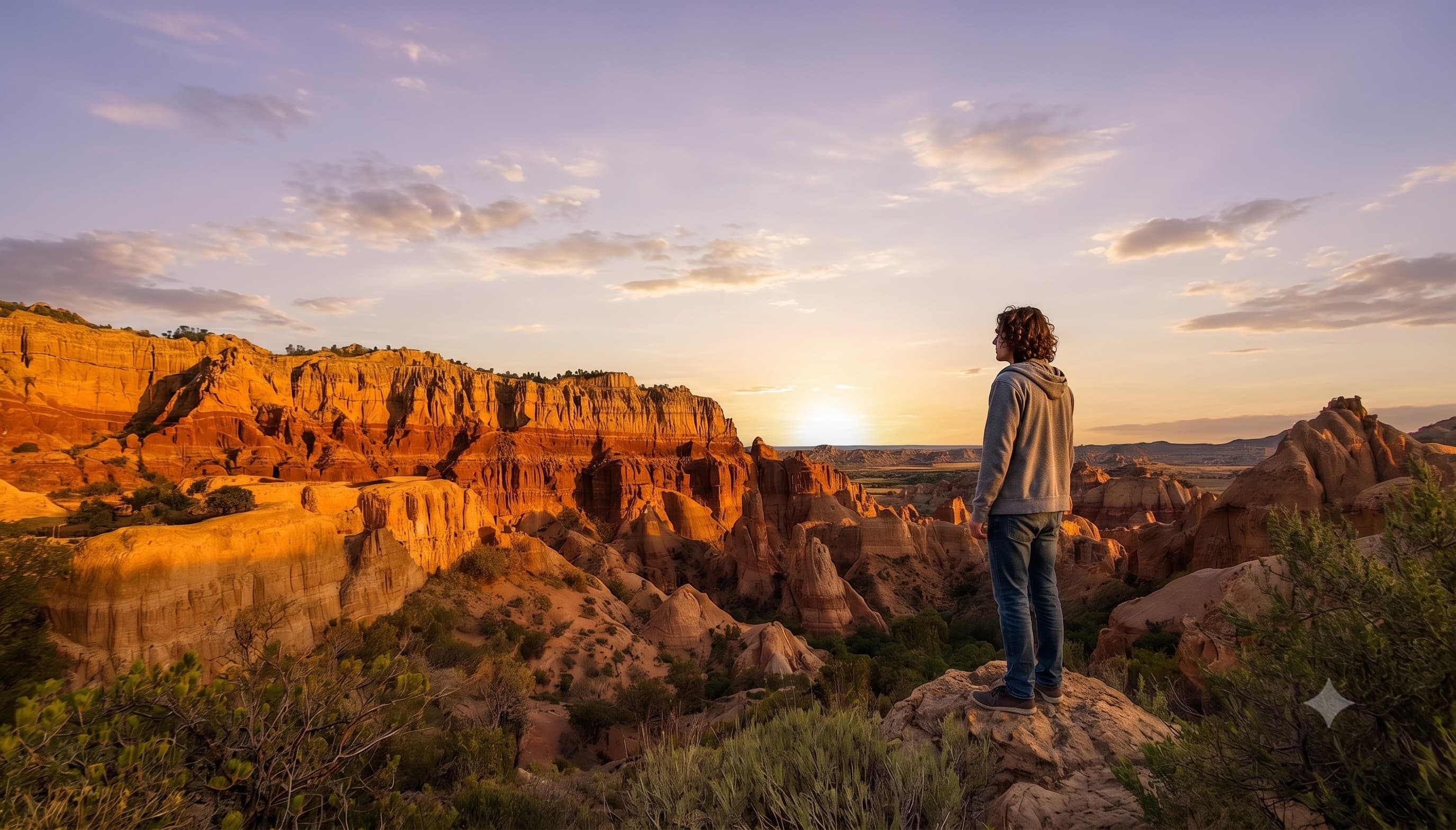 Badlands National Park, SD — Badlands at Dawn